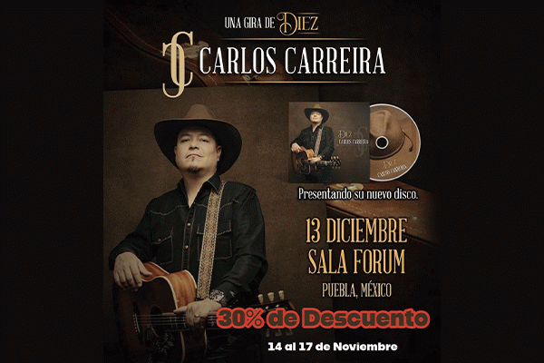 img_CARLOS CARREIRA 'UNA GIRA DE DIEZ' PRESENTANDO SU NUEVO DISCO '